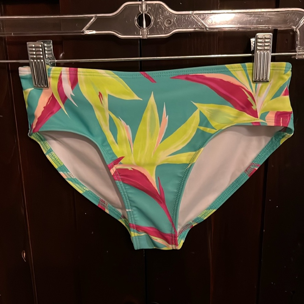 Tropical print bikini